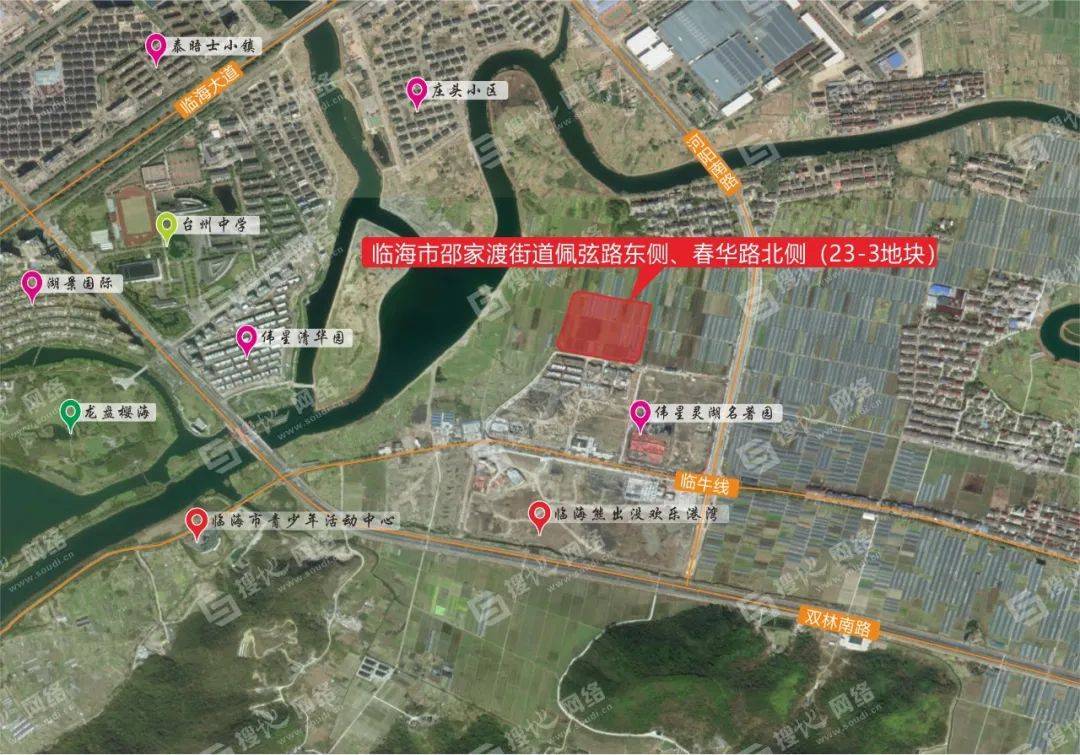 光大竞得台州临海佩弦湖旁约55亩商住地块,就在"熊出没欢乐港湾"北侧!