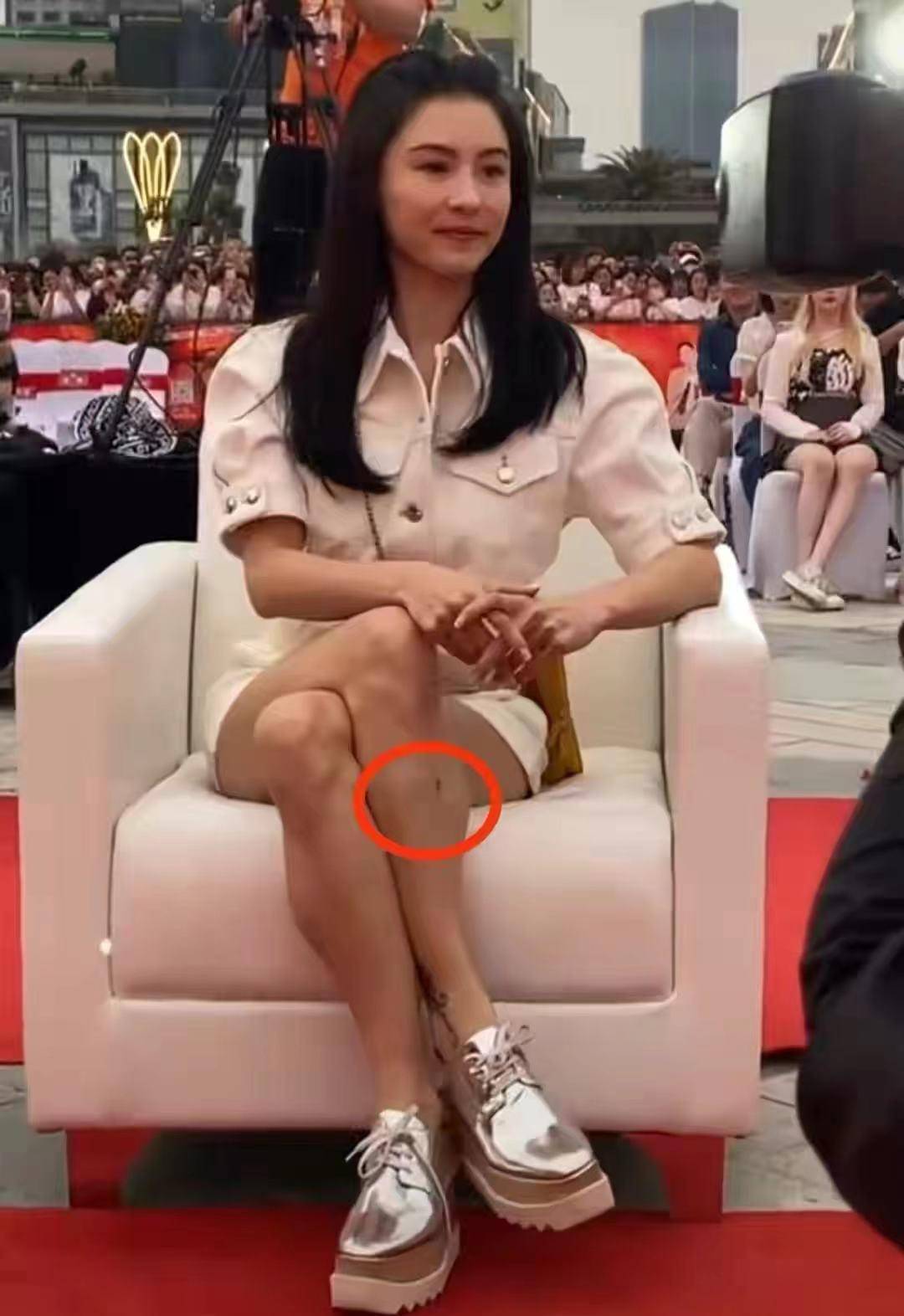 张柏芝活动站台!