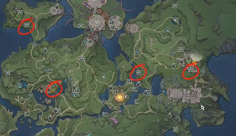 塔瑞斯世界迷雾森林宝箱位置汇总_合成_钥匙_地图