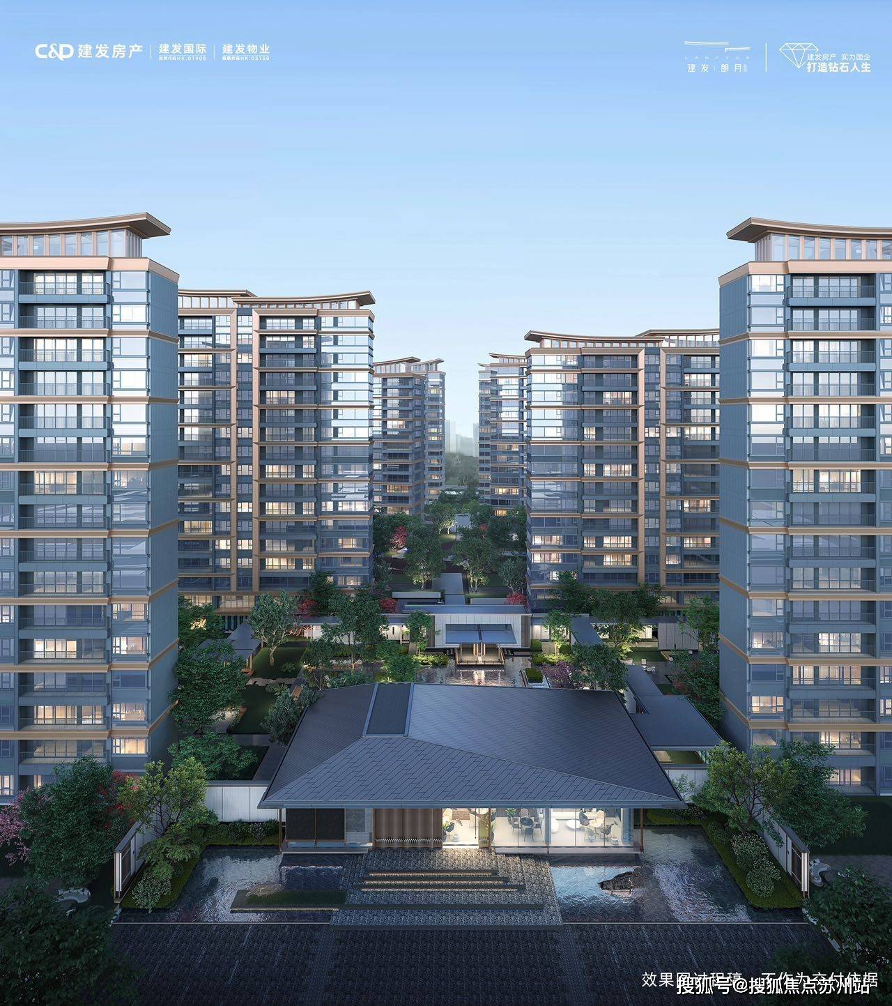 以南北轴向布局,【咨询电话】400-9696-224有序串联十二处园林秘境