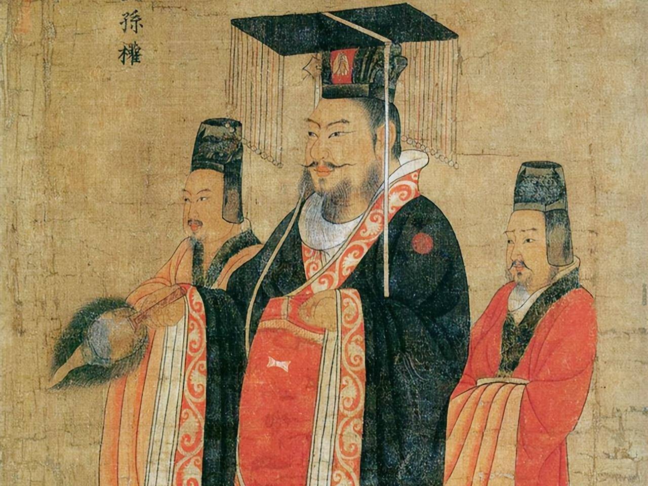 木盒里装着名将关羽的头颅,书信则是来自东吴孙权的称臣劝进表.