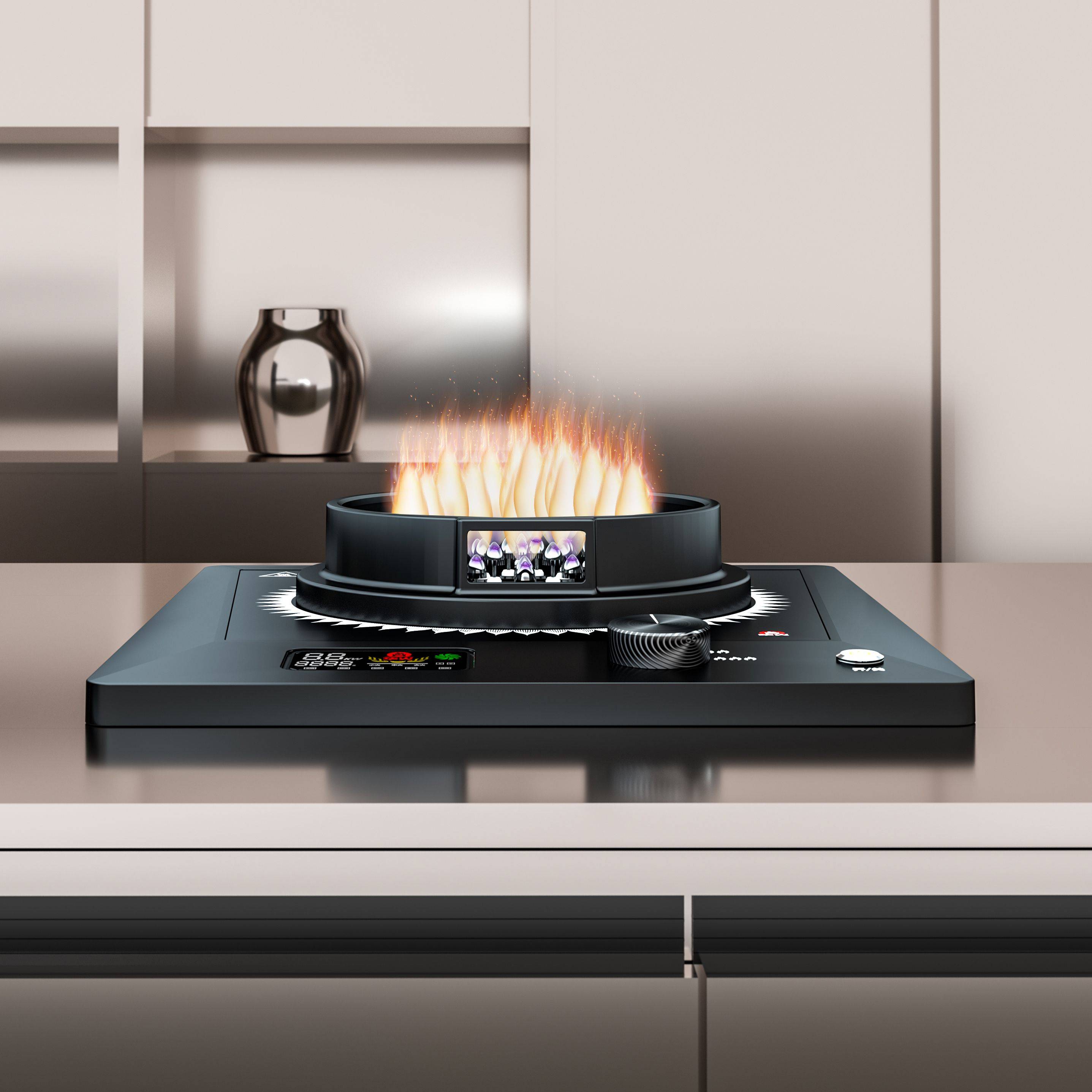 那个更划算?—华火电燃灶_成本_维修_火焰