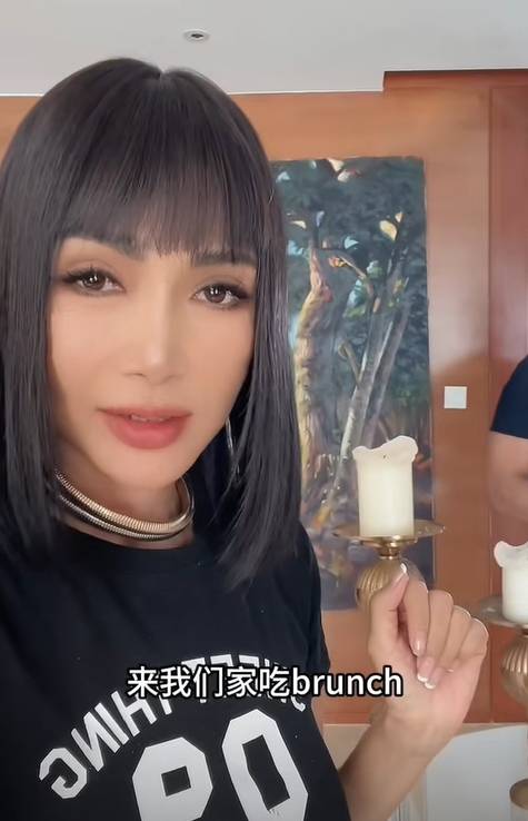 张咪:正月十四在家设宴,款待老公的2位加拿大朋友吃"brunch"_外籍