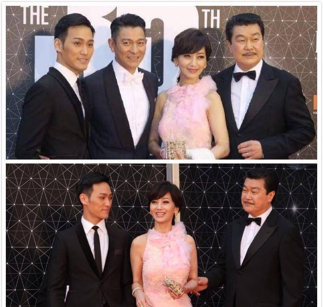 赵雅芝带丈夫儿子出镜,一家三口看着挺幸福,儿子原来这么帅气_穿着