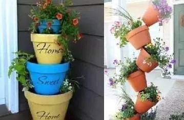 美翻了~原来院子里装花的盆,也可以这么有创意!_花盆_植物_生活