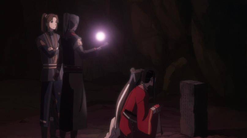 天官赐福:花将军一路被贬,小朋友天真吐槽,花城眼神绝了_谢怜_石碑