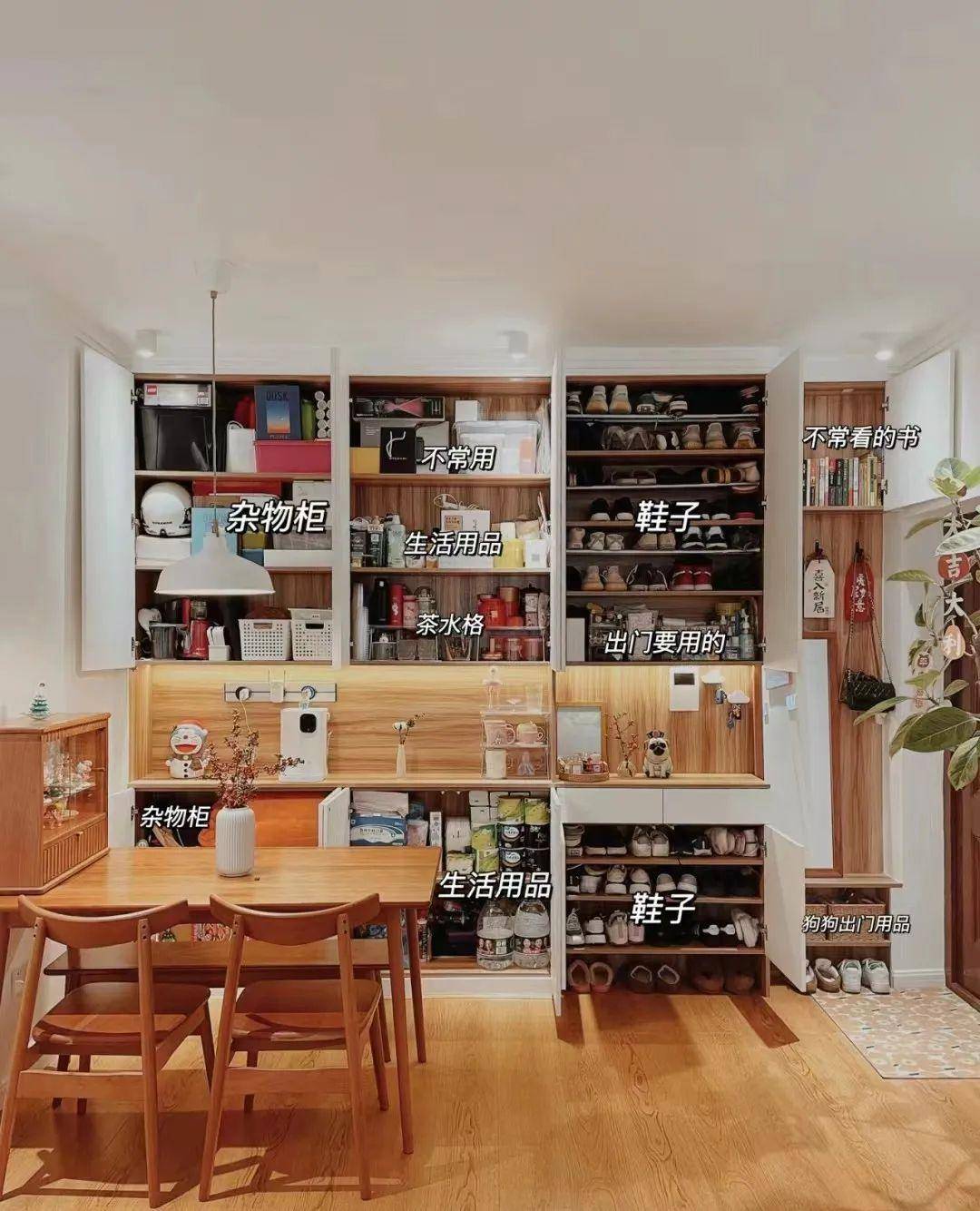 学邻居做的餐边柜,竟然成为我家最好用的地方,全家都夸我有远见