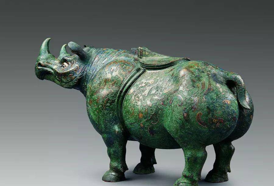 活在历史里的犀牛"汉代错金银云纹铜犀尊"证明了古代中原是存在犀牛的