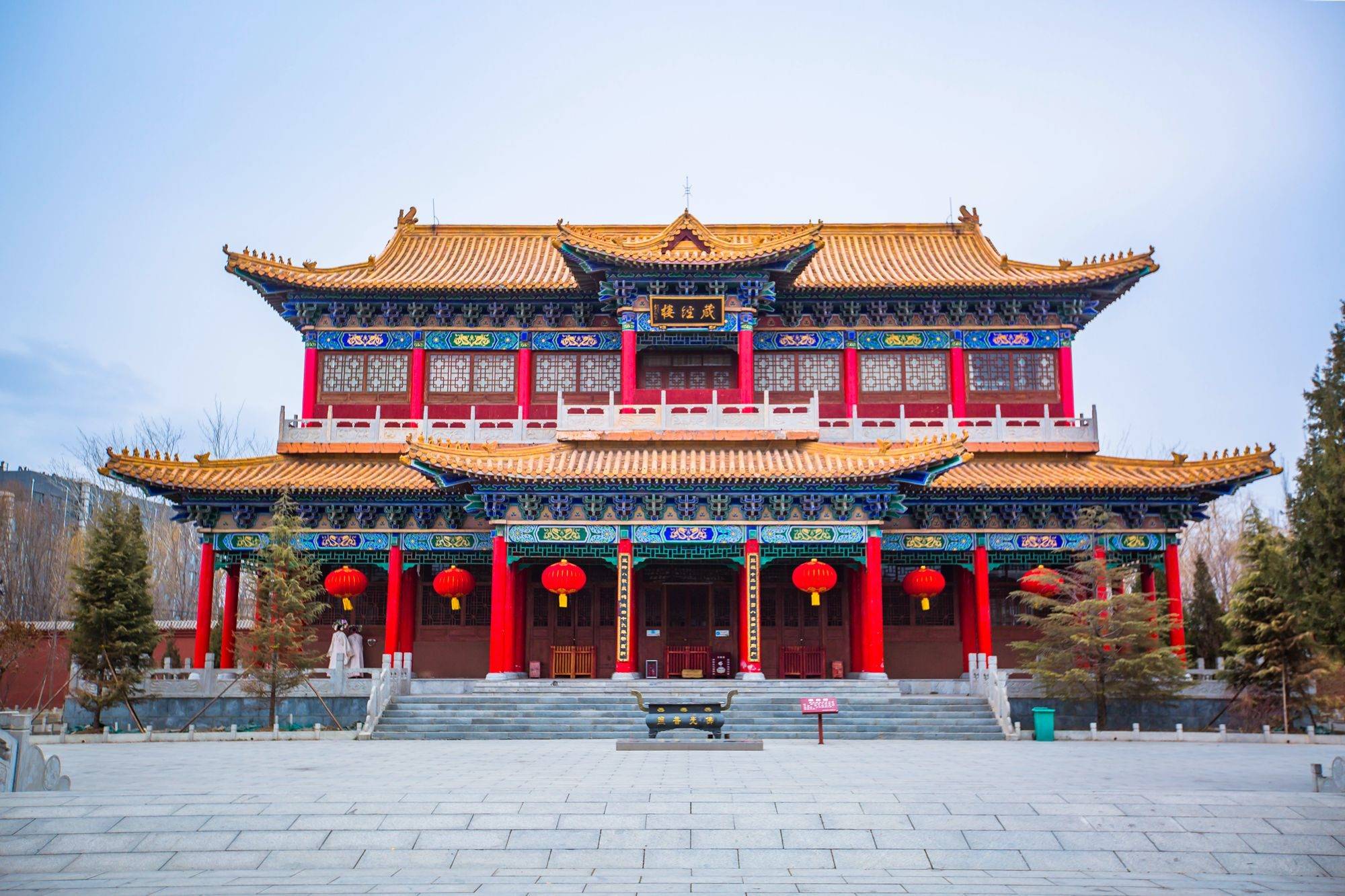 邯郸广府古城有一座甘露寺,规模宏大,环境清幽,很多游客没来过