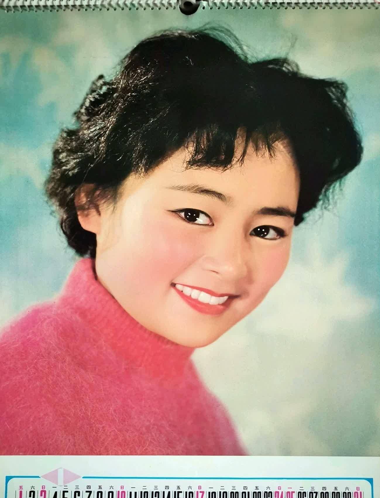 1982年女演员挂历,80年代的美女演员张瑜,林芳兵,王馥荔