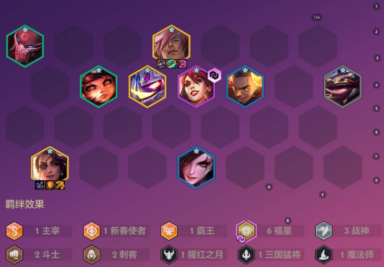 猪妹(寿命局)阵容推荐:猪妹 3福星解析:开局猪妹,前期在1-3阶段f一次