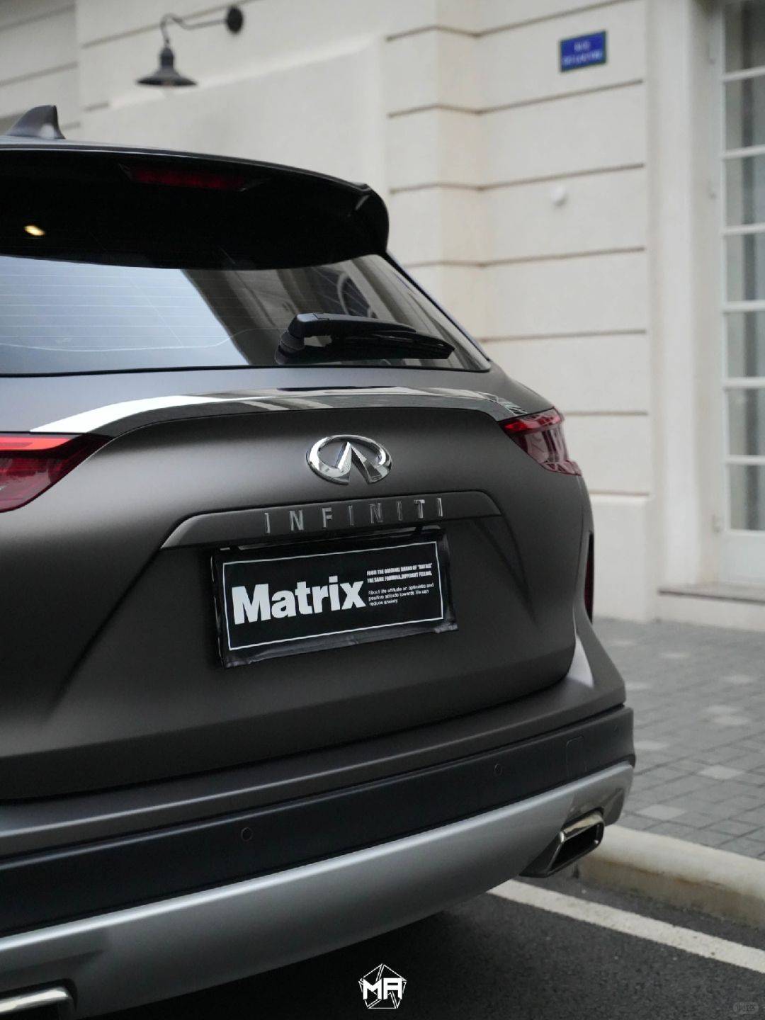 英菲尼迪qx50矩阵改色膜三界灰(哑),凌人气势,彰显不凡_搜狐汽车_搜狐