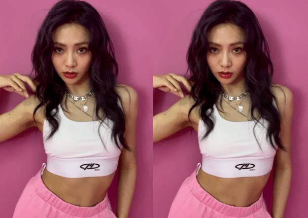 谢可寅晒原相机自拍照,小麦色皮肤不算啥,看到她的蚂蚁腰我酸了_身材