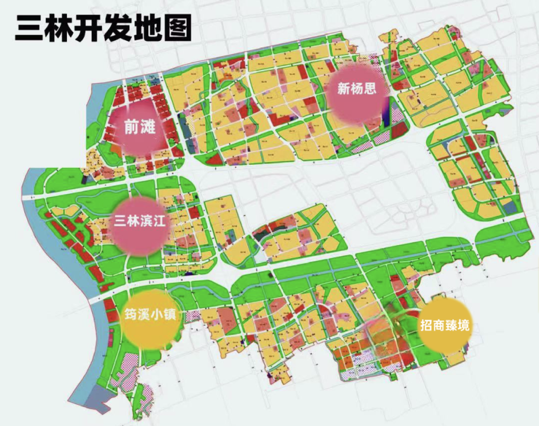 北接新杨思,西连前滩,三林滨江,筠溪小镇,作为大三林中心腹地,被四周