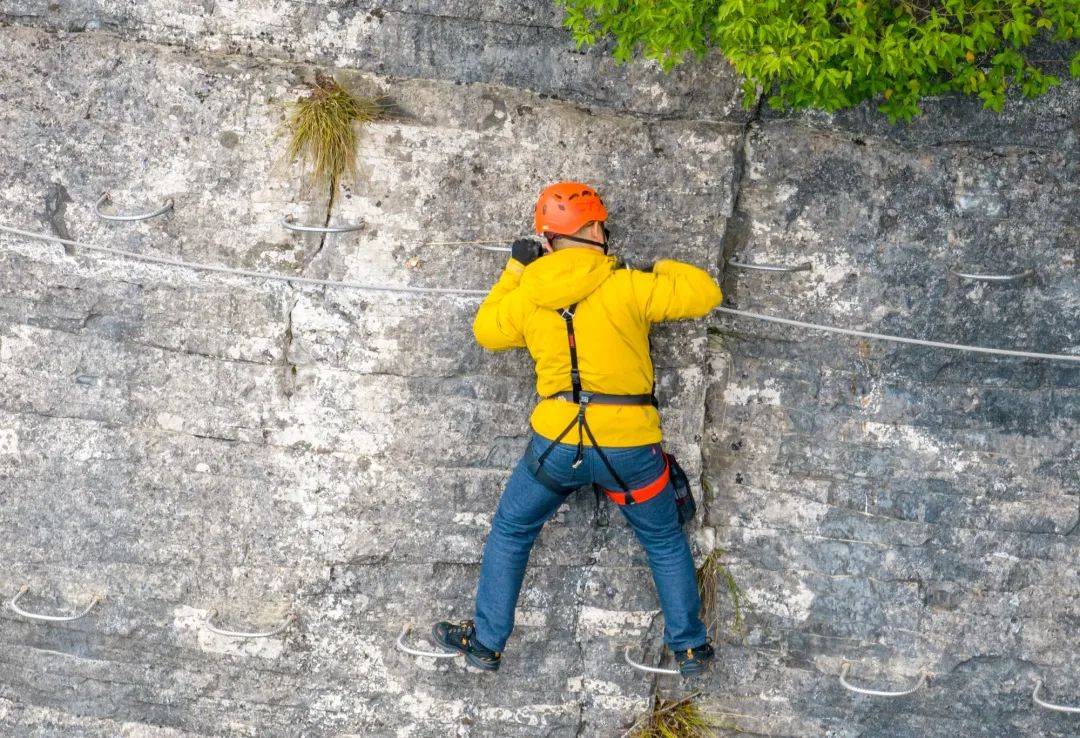 亚洲最高的悬崖飞拉达,每一步都"惊心动魄"_过程_天梯_状况