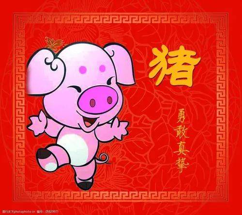 生肖猪:2024年最幸运的颜色,金猪贺岁,五福临门