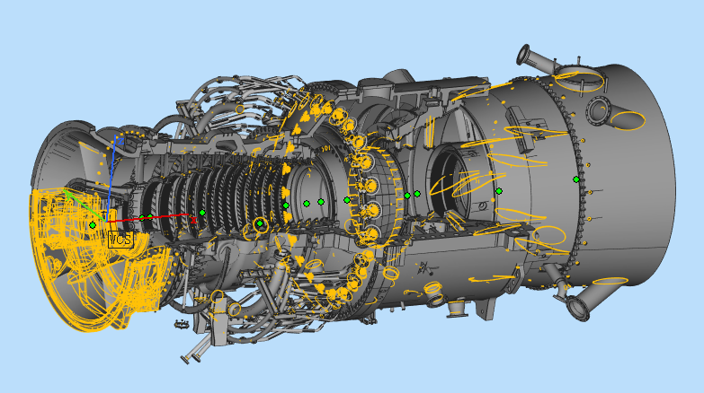 涡轴发动机模型,火箭发动机模型 航空发动机模型