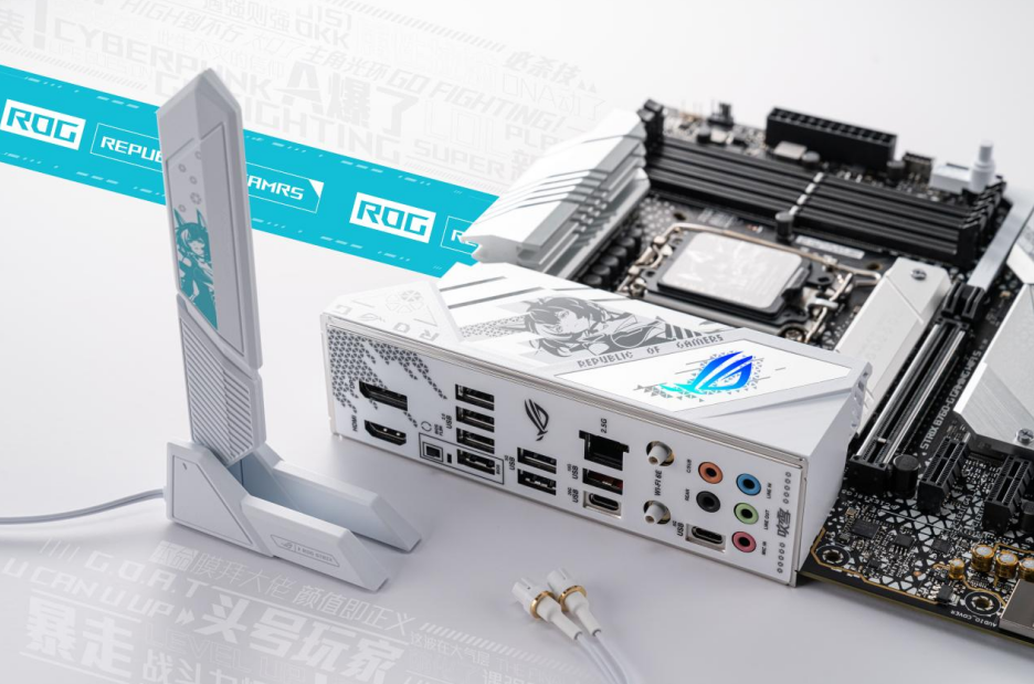 在声音表现方面,rog b760小吹雪s采用了s1220a音频芯片,还配有双向ai