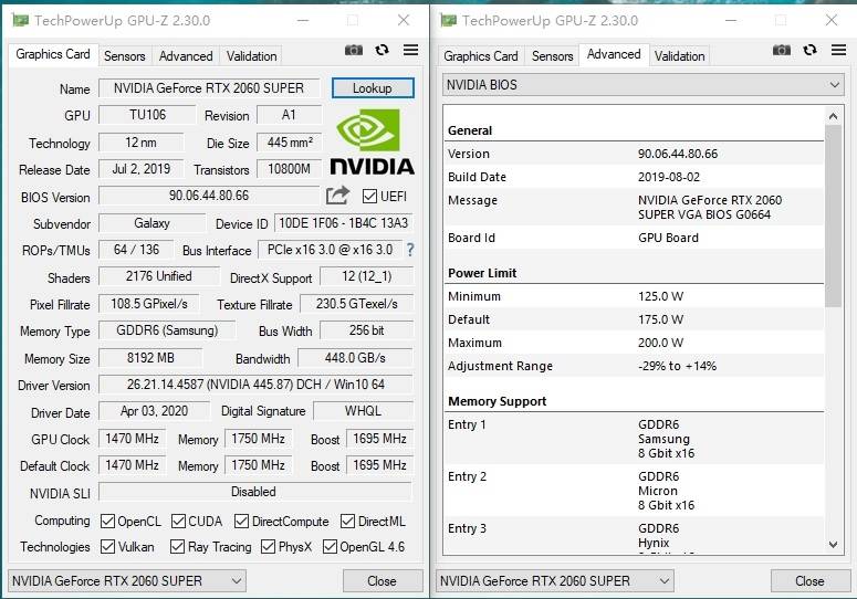 影驰rtx 2060 super hof classic评测:性能追平rtx 2070_geforce_产品