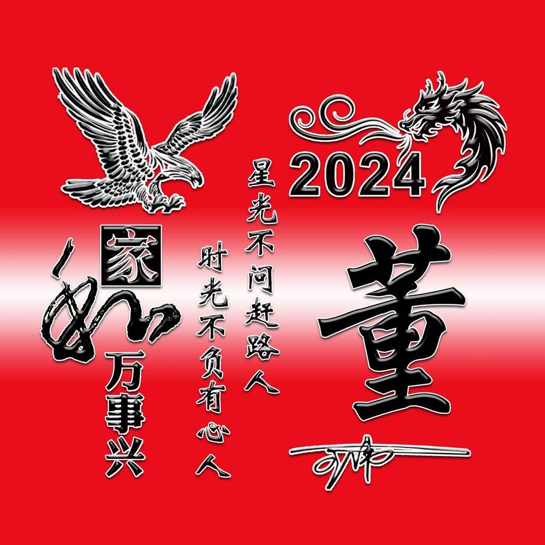 2022新版微信姓氏头像图片