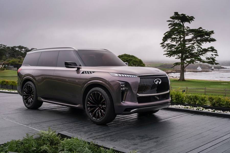 照搬概念车设计 新一代英菲尼迪qx80预告图发布 将于3月20日首发_搜狐