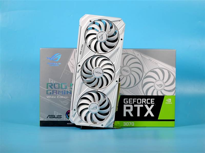 rog strix geforce rtx 3070 white白色版评测:烤机只有60度_运行