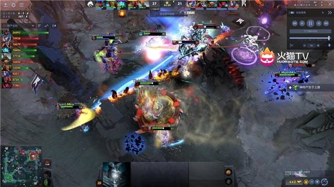 【火猫tv】dota2-梦幻联赛s22:spirt战队 1-1战平sr_露娜_蓝猫_人马