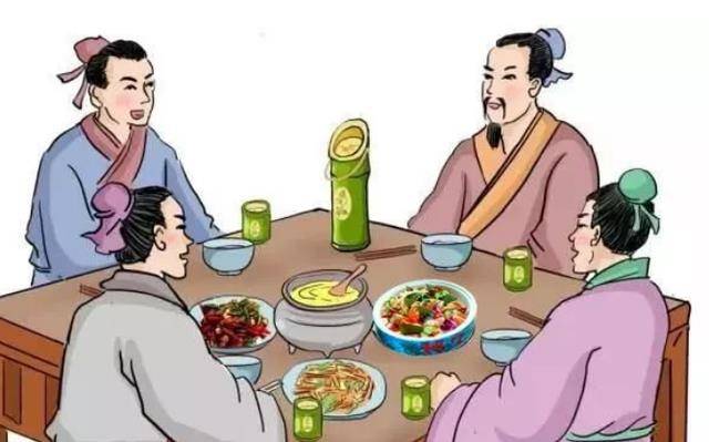 就是赤裸裸的嘲讽某人非常穷的意思,虽然一顿饭吃"四菜一汤"才是标准