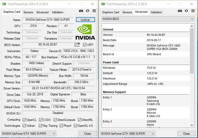 影驰gtx 1660 super骁将评测_设计_核心_频率