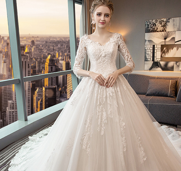 原创十二星座专属的浪漫婚纱雍容华贵尤其摩羯美的让人心颤