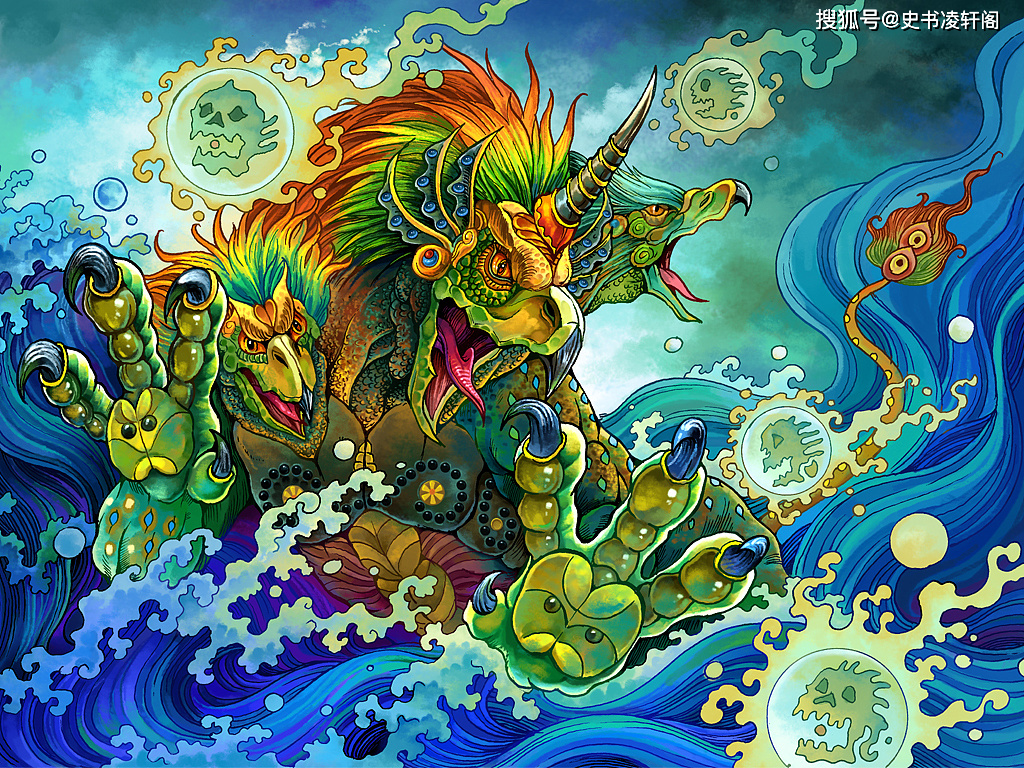 上古神话里,龙的四个天敌,犼只是其中之一_大鹏_家伙_金翅