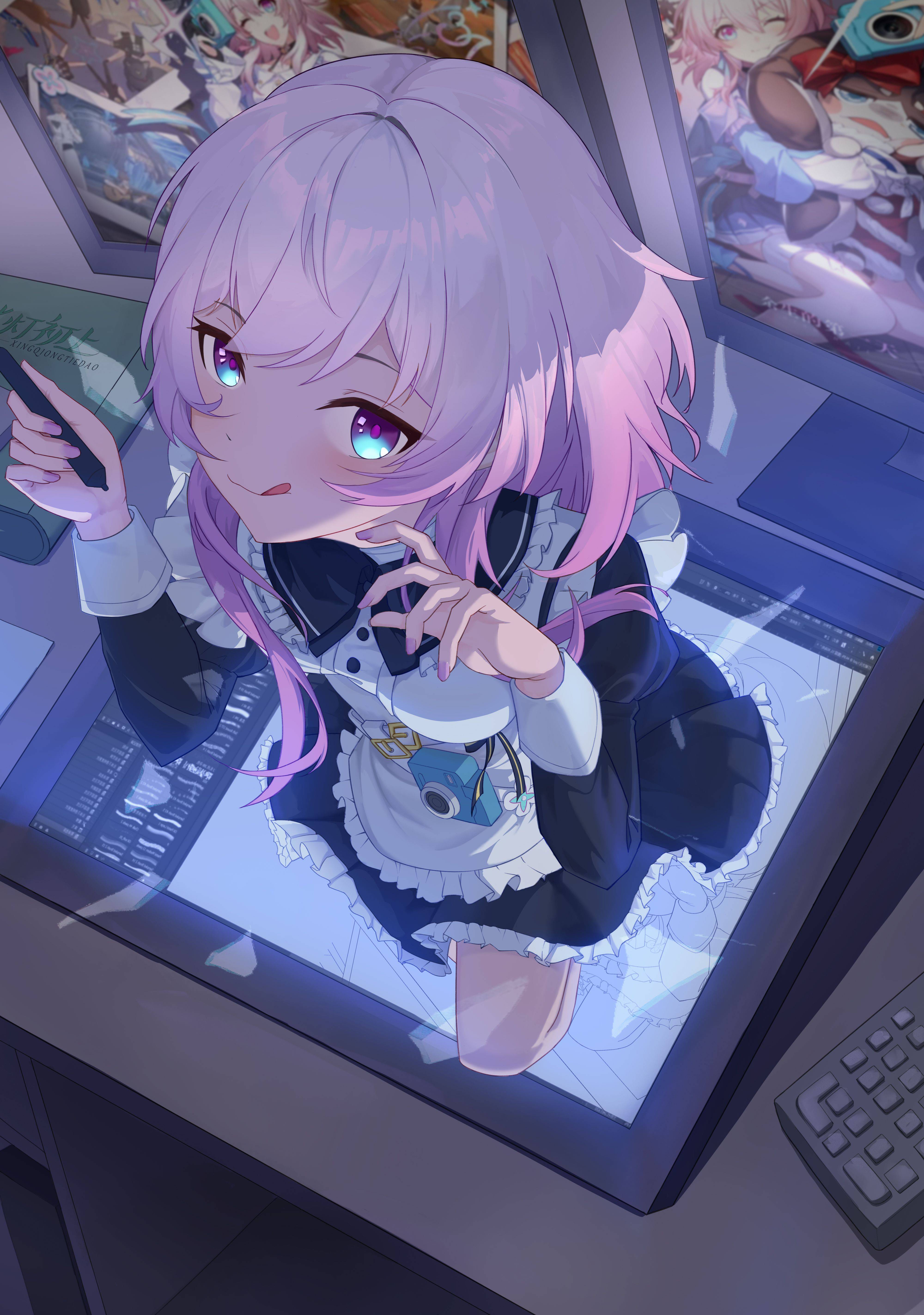 微微透肉的质感绘制这种丝袜可不能一键油漆桶上色公认的二次元性感