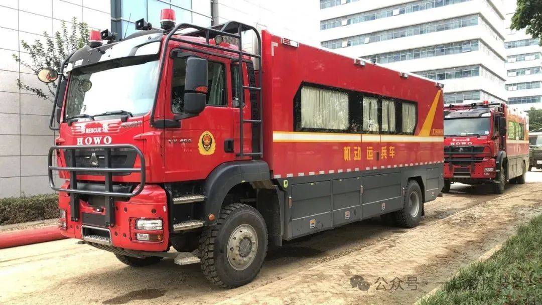 江苏消防已列装30辆!振翔4x4应急机动运兵车,宿营运兵一体式设计