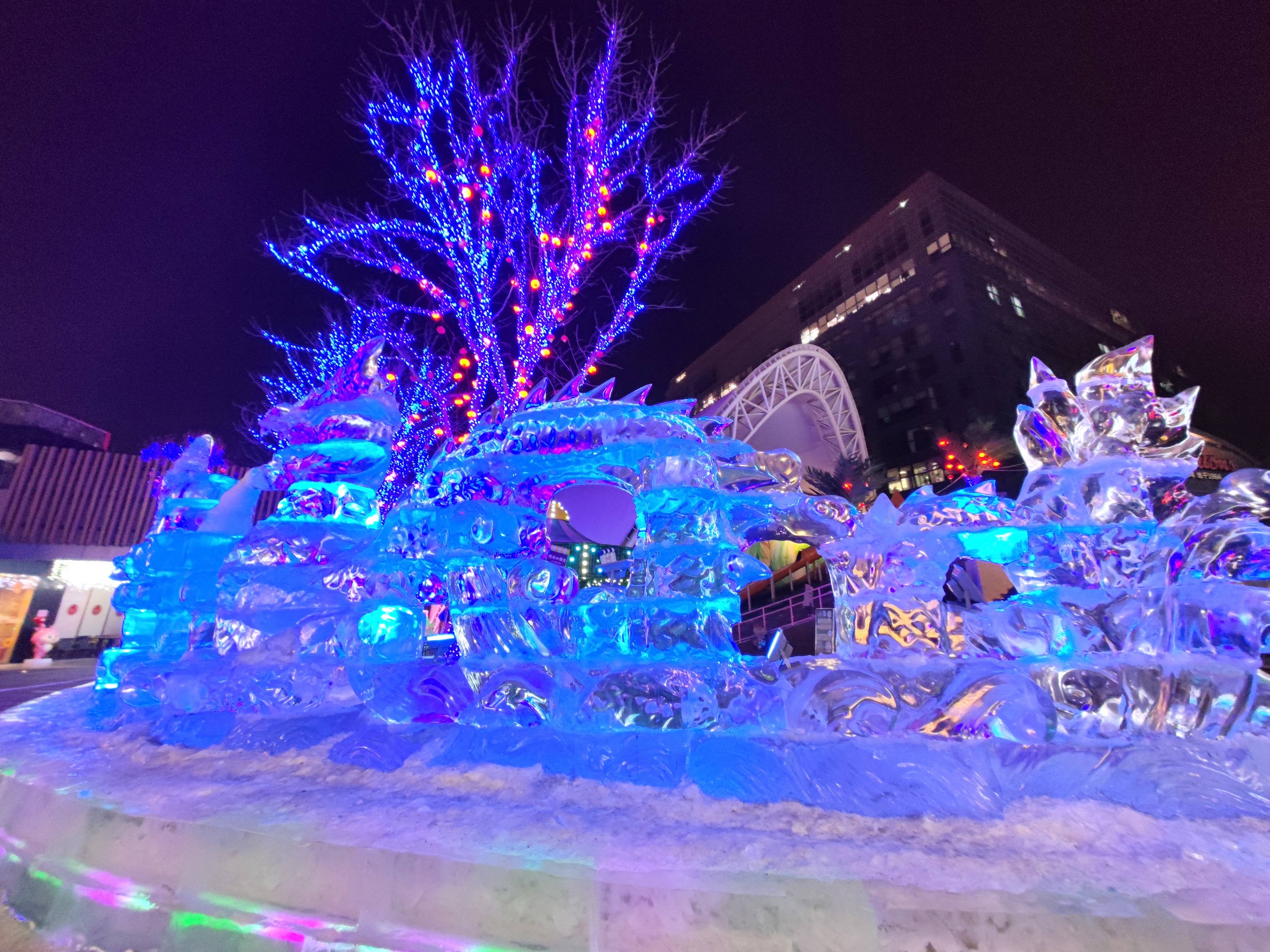 北京四环内免费冰灯展,拍照出片,假装自己在哈尔滨