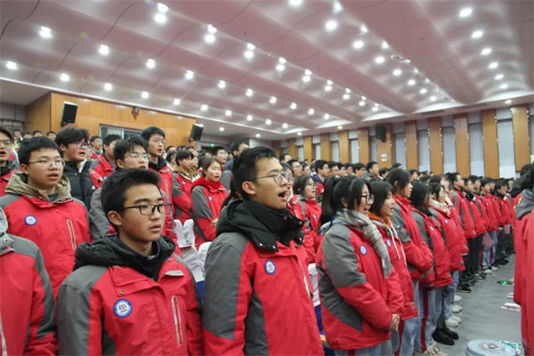 江苏省盱眙中学举行2024届高三年级百日誓师大会