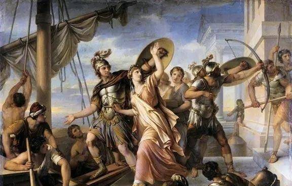 流传千古的木马屠城计"特洛伊战争"_古希腊_海伦_联军