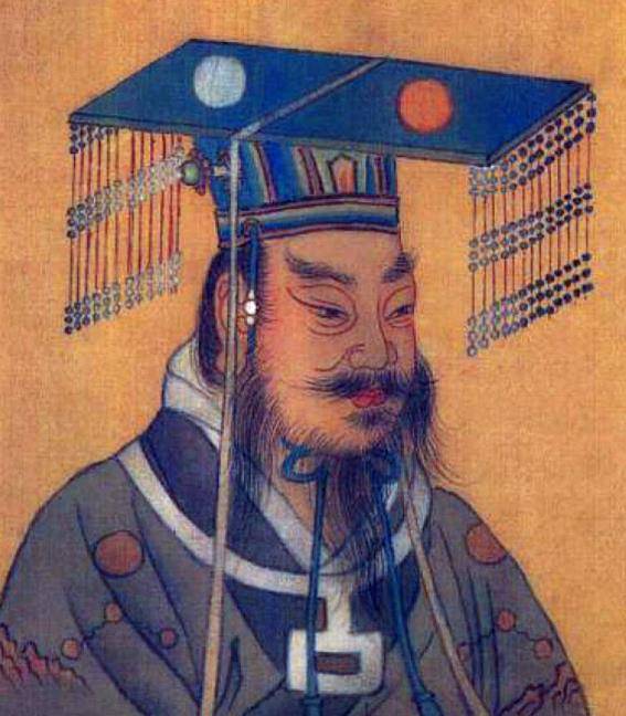 吴大帝孙权画像这其中,存在感不高的朱治却发挥出了重要作用.