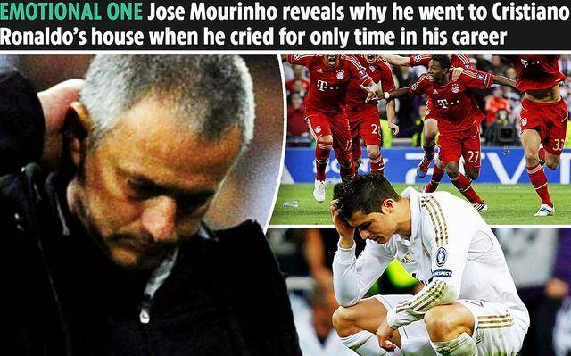 原创穆里尼奥回忆欧冠失利开车回家哭泣c罗心伤我心亦死