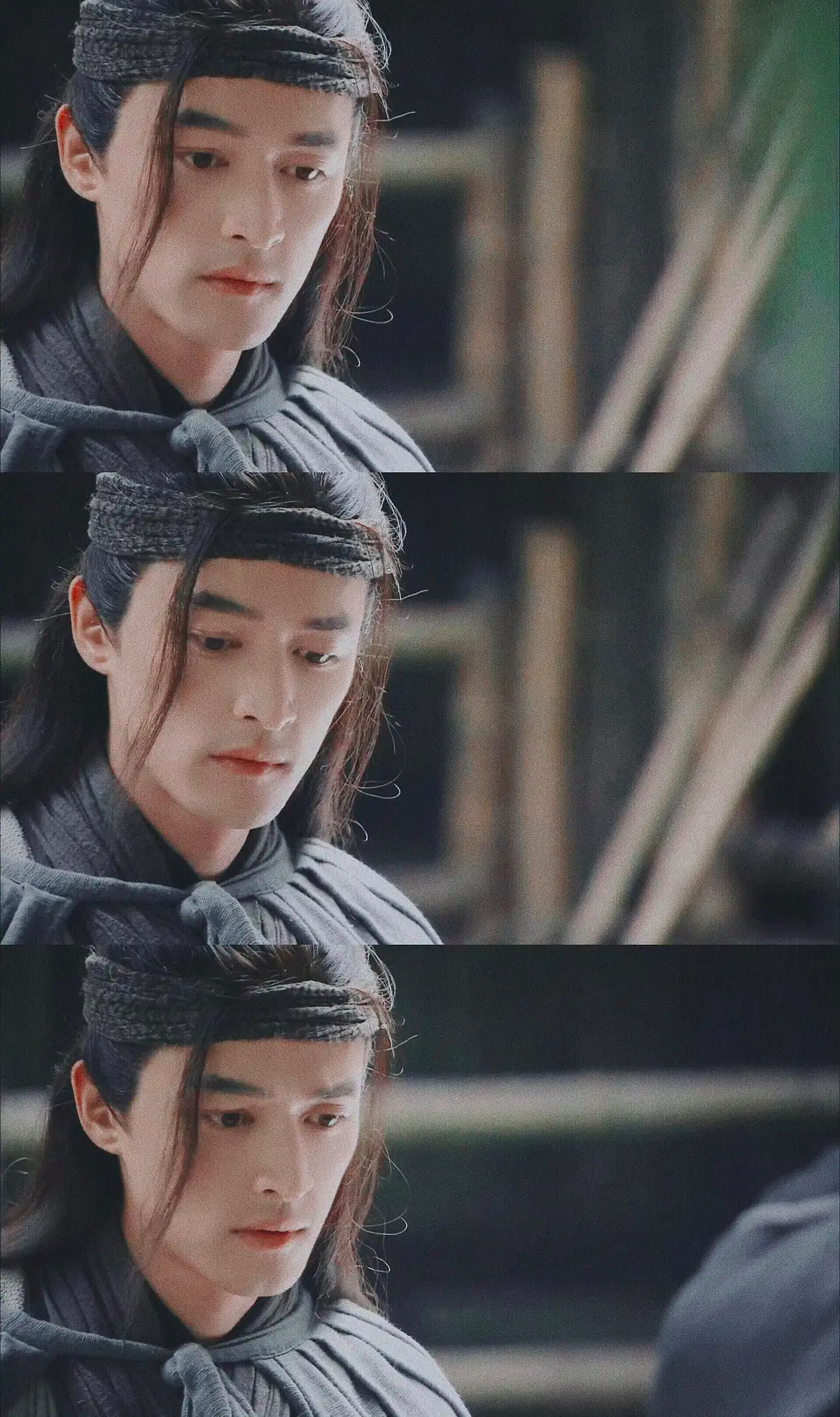 吴磊在一档节目中,cos过贾宝玉.鬼机灵的样子.