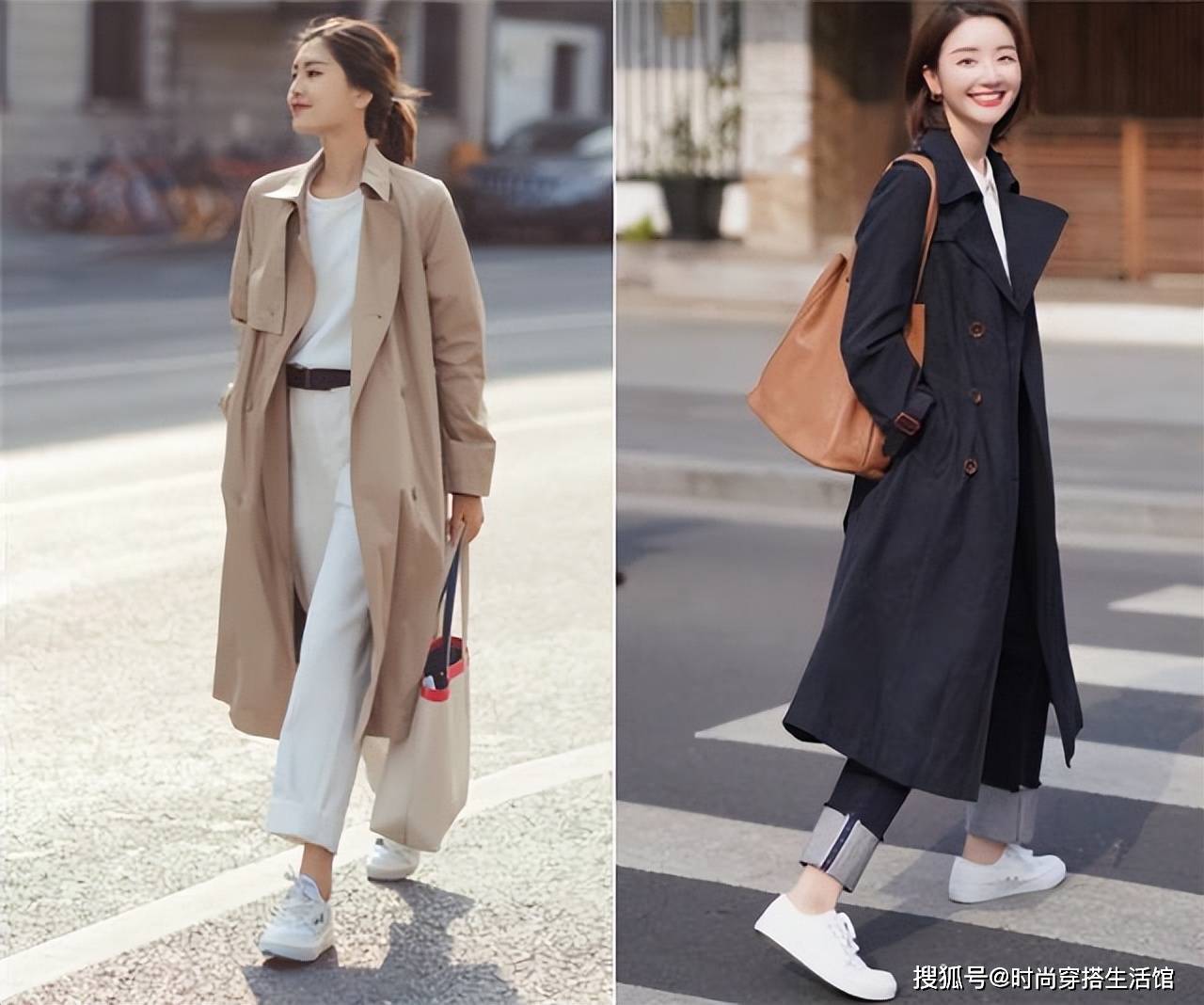 怪不得运动鞋不兴了,今春流行这"3双"鞋,搭风衣原来是那么美