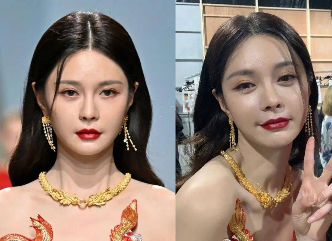 原创巴黎时装周明星怼脸生图林心如发福王一博显法令纹沈梦辰脸肿