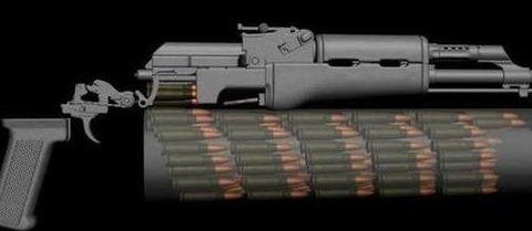 这个设计本意就是要保障步枪(卡宾枪,冲锋枪)的火力持续性,在枪械的