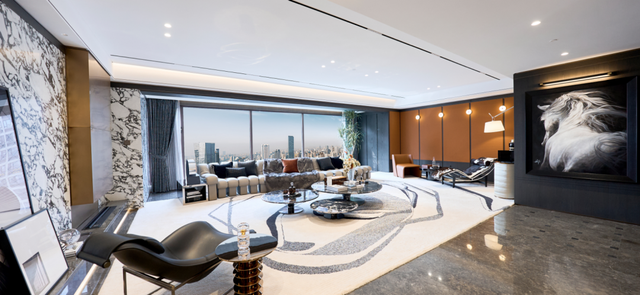 名城壹号被半径约50米的园林环绕,可瞰中庭max园景,既众星捧月,又能闹