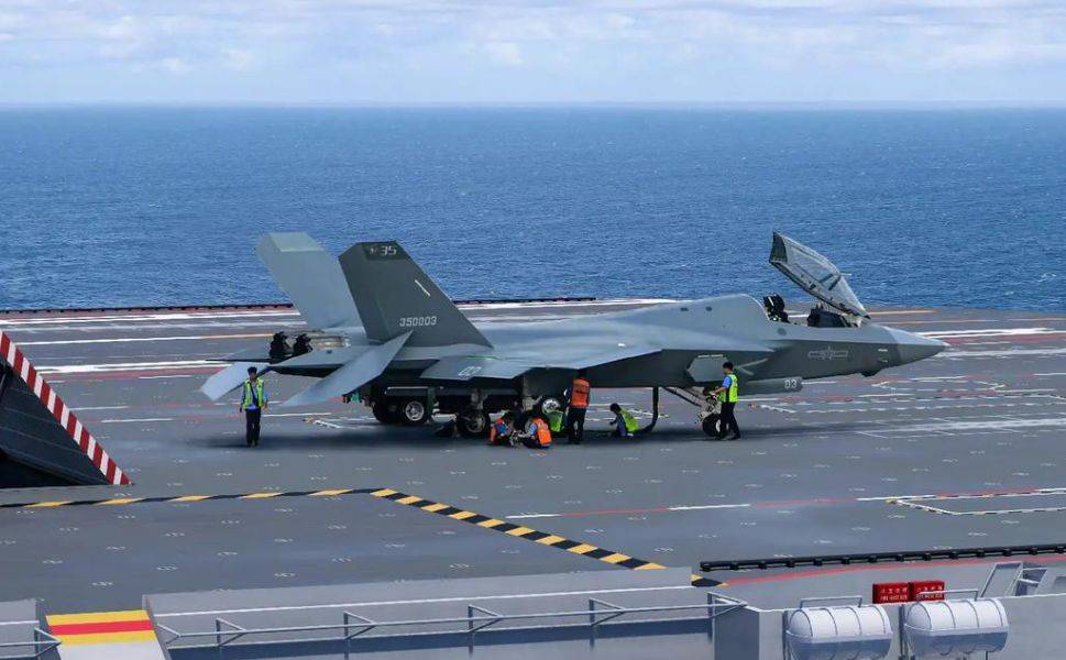 原创辽宁舰完成维护升级携歼35模型海试