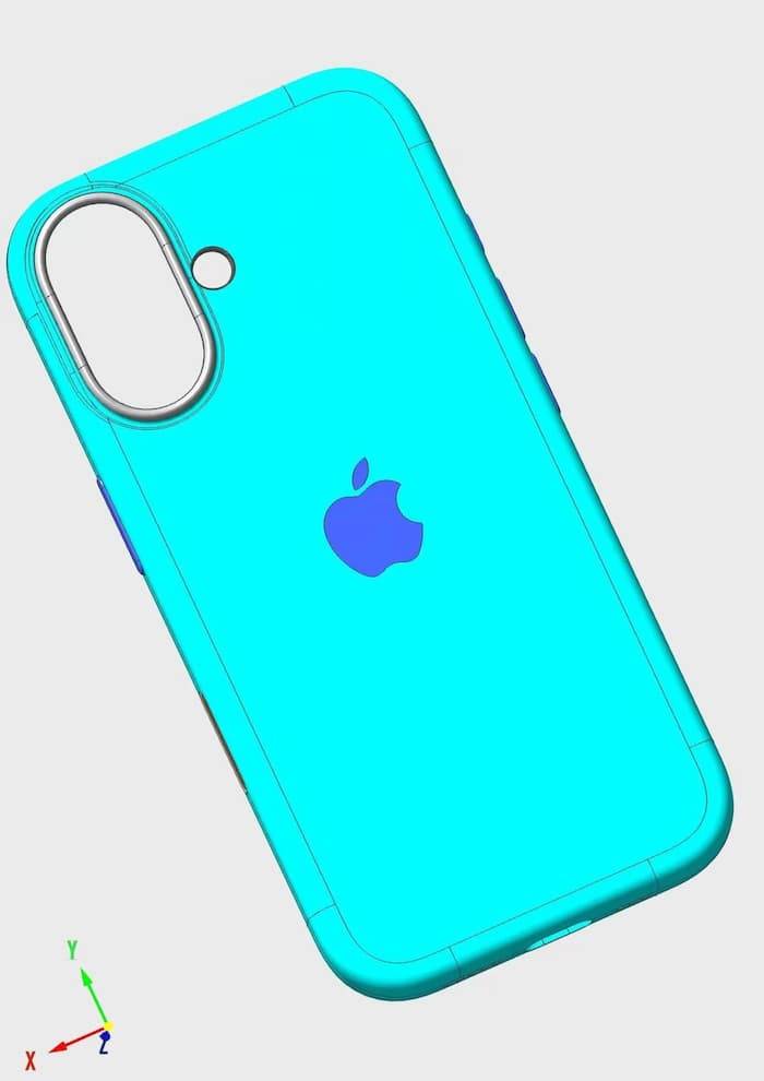 原创苹果iphone16cad图独家曝光机身外观有三大重点变化