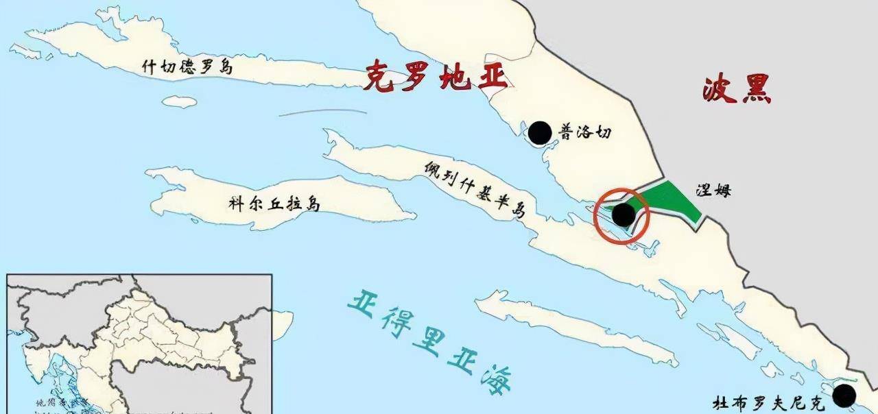 世界上8个准内陆国明明都有海岸线地图上几乎看不到