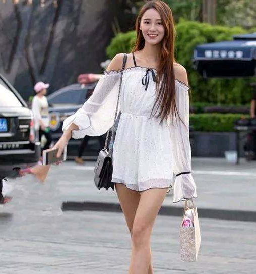 杭州街拍美女 步行街图片