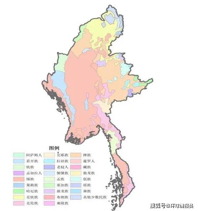 果敢四大家族地盘分布图片