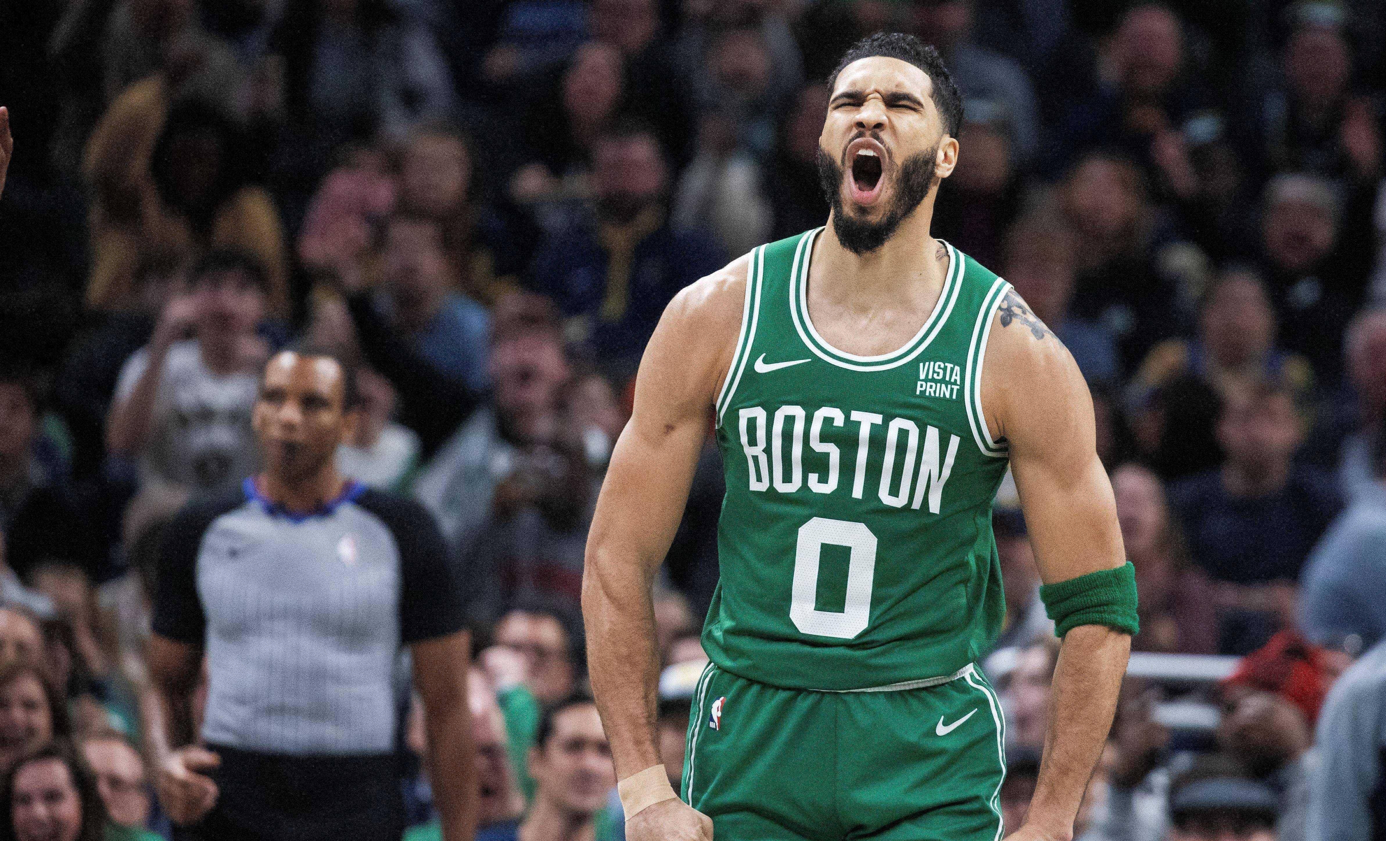 塔图姆19投10中揽下32分8板 正负值达 17_比赛_胜利_人们