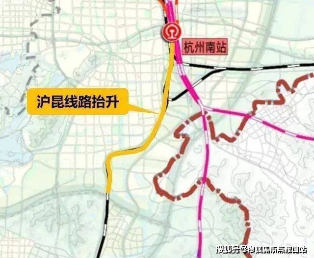 如今在萧山十四五规划中,城南路网升级的关键——沪昆铁路抬升,亚太路